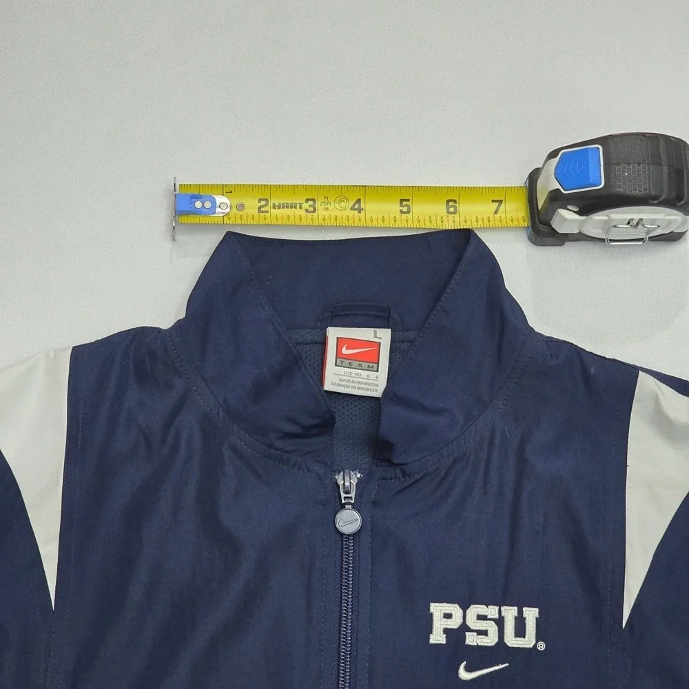 Nike Penn State PSU Nittany Lions Youth Large Track Jacket Navy Blue Full Zip
